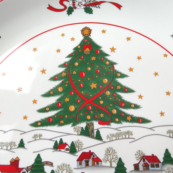 4 side plates 🍽️ | vintage | Made in Japan | The Joy Of Christmas 🎄🎁 - Picture 10 of 13